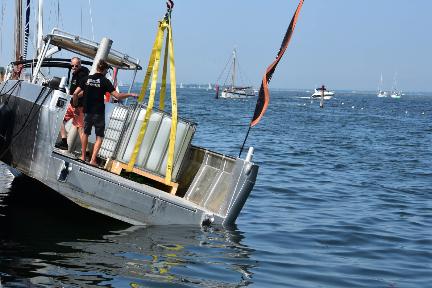 Load Master Boats, Willem Nieland Design, Electric Workboat, Workboat, Aluminium Workboat,Padmos Industrial And Marine Motors, Imansson Products, Imansson Electric Motor, Imansson Elektromotor, Electric Boating, Green Energy, Green Boating, Electric Offshore Boating